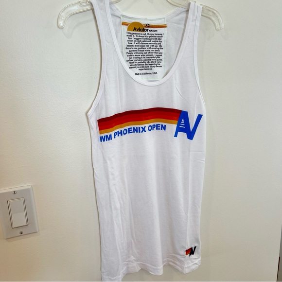 NWT Aviator Nation Waste Management Golf Tournament Phoenix 2023 Tank Top Unisex - Picture 13 of 16